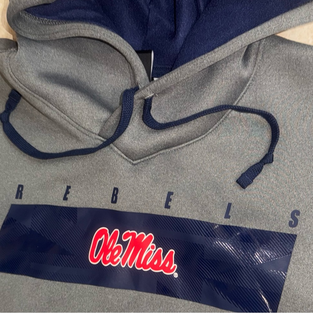 Nike OLE MISS REBELS Sideline Lux hoodie men’s SHIRT size MEDIUM